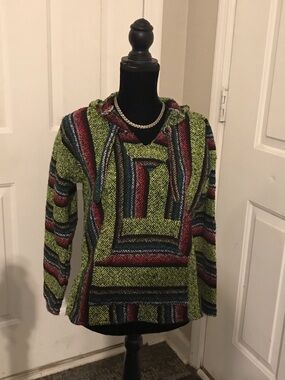 Artesanias F.R. Inc. Multicolor Baja Hoodie